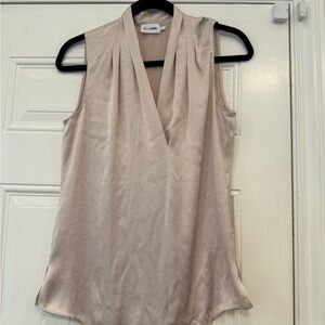 R Label - The Reset Elegant Cream Sleeveless Blouse